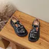 Zapatos de Princesa Calados para Niñas Estilo Inglés 2026 Nueva Colección Primavera/Verano Moda Versátil para Niñas Mary Janes Pequeños de Cuero