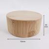 Tapa de Tarro de Almacenamiento de Vidrio de Madera Maciza Tapa de Taza Mason para Manualidades Tapa de Botella de Vidrio Tarro Sellado Tapa de Madera de Acacia Madera