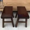Taburete de Madera Maciza, Taburete Pequeño de Madera para Uso Doméstico, Taburete Bajo Duradero para Sala de Estar, Taburete para Actuación de Baile de Puente de la Abuela