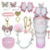 Botella de Agua Térmica Stanley Tapón Antipolvo Taza con Popote Tapa de Taza Correa de Mano Cordón para Botella de Agua Múltiples Estilos Versátiles Set