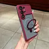 Aplicável para capa de celular Samsung S26ultra com suporte de malha de resfriamento, toque de pele, fosca, S25u, cobertura total, à prova de queda, capa protetora