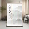 Parede Divisória de Tela em Estilo Chinês para Entrada, Quarto de Hotel, Foyer Móvel Dobrável, Sala de Estar, Apartamento Pequeno, Divisória Simples para Uso Doméstico