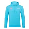 Moletom com Capuz e Zíper F1 Racing Team Comércio Exterior, Roupa de Trabalho Quente para Clube, Fornecimento Direto do Fabricante