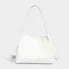 Nova Moda Bolsa de Mão para Mulheres Primavera 2026, Bolsa Tecida Artesanal de Nicho com Acabamento de Luxo, Bolsa Saco de Ombro Cruzado