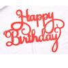 Feliz aniversário bolo plug-in Inglês carta decoração do bolo cartão de inserção Feliz aniversário decorações de cozimento