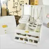 Portátil Europeia Princesa Viagem Coreia do Sul Caixa de Joias Caixa de Armazenamento Mini Joias Joias Embalagem de Joias Anel