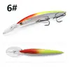 Señuelo de pesca biónico de plástico tipo minnow de lengua larga transfronterizo 17 cm/27 g señuelo flotante de largo alcance para pesca en el mar