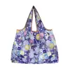 Bolsa de Almacenamiento Grande de Dibujos Animados Estilo Coreano Linda Bolsa de Hombro Tote para Compras Bolsa de Almacenamiento Plegable Conveniente Ecológica