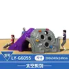 Espaço Externo para Crianças de Jardim de Infância Estrutura de Escalada Cápsula Espacial Rampa de Escalada Espessa de Plástico Interior Brinquedo de Escalada em Rocha Hemisférica