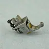 Novo Calcador de Teflon Alto e Baixo para Máquina de Costura de Base Plana, Adequado para Tecidos Grossos e Finos, Calcador de Teflon Alto e Baixo Universal Resistente ao Desgaste Plástico Liso para Bainha
