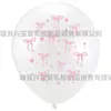Estilo Ins Lazo Rosa Decoración para Fiesta de Cumpleaños Suministros Globos para Niña Conjunto de Arreglo de Regalo Romántico de Cumpleaños