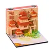 Estilo Tendência Nacional Papel de Presente Criativo Escultura em Madeira Ornamentos Decorativos Bloco de Notas Estéreo 3D Atração Turística Souvenirs Culturais e Criativos Personalização