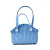 Bolsa de Playa Eva, Bolso de Mano Simple Casual Europeo y Americano, Bolsa Perforada DIY, Bolso de Moda para Mujer para Deportes al Aire Libre