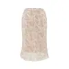 Falda Midi Nueva de Verano Estilo Vacaciones Ajustada de Corte A Estilo Retro Americano de Cintura Alta Adelgazante Floral de Cola de Pescado