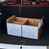 Nueva caja de almacenamiento para maletero de coche con un toque de alta gama, gran capacidad, caja de almacenamiento plegable multifuncional creativa