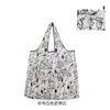 Bolsa Ecológica Sacola de Supermercado Sacola de Compras Sacola de Desenho Animado Snoopy Bolsa de Grande Capacidade Impermeável Portátil Dobrável Bolsa de Tecido