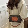 Bolso de Hombro Estampado Vintage 2025 Nueva Llegada Moda Versátil Bolso Cuadrado Pequeño de Axila Casual Distintivo Portátil Bandolera para Mujer