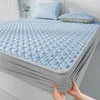Categoría a Grado Materno e Infantil Set de Tres Piezas de Colchoneta de Látex de Seda de Hielo Verano Sábana Ajustable Dormitorio Estudiante Colchoneta Acondicionada Transpirable