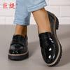 Juti 2024 Otoño Nuevo Comercio Exterior Mocasines de talla grande WISH Amazon Zapatos de moda para mujer europeos y americanos