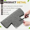 Alfombrilla de Fieltro Transfronteriza, Alfombrilla Divisoria para Almacenamiento de Bandejas para Hornear, Alfombrilla Cuadrada Protectora para Vajilla, Alfombrilla Cuadrada Gris para Vajilla, Aislante Térmico y Absorbente de Agua