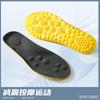 Palmilhas Esportivas Antibacterianas e Desodorantes Grau 7A, Respiráveis, Absorventes de Suor, Desodorantes, Alta Elasticidade Amortecedora de Impacto, com Sensação de Pisar nas Nuvens, Design 4D Nuvem para Ficar em Pé por Longos Períodos Sem Dor