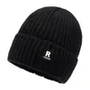 Gorro de lana para hombre de invierno con más terciopelo, más grueso, tejido, para circunferencia de cabeza grande, adulto, protección para las orejas, cálido, protección contra el frío, gorro de esquí para exteriores