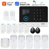 Sistema de Alarme de Segurança Residencial Wifi Gsm Host de Alarme Antifurto App Móvel Tuya Smart Alarm Transfronteiriço