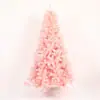 En stock árbol de Navidad de PVC rosa romántico simulación de árbol de Navidad escenario accesorios de Navidad decoraciones al por mayor