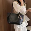 Bolsa Retrô Transfronteiriça de Grande Capacidade Nova Coleção Outono 2026 Casual Simples Bolsinha de Ombro de Mão Bolsa Tote para o Trabalho