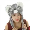 Chapéu de Pelúcia de Animal de Desenho Animado de Inverno para Jardim de Infância Chapéu para Performance de Adultos e Crianças Chapéu de Proteção para Orelhas Festival de Performance