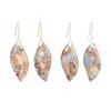 Amazon Fashion Pendientes de Ojo de Caballo Caliente de Piedra Shoushan Piedra del Emperador Joyería de Moda Europea y Americana Pendientes al por Mayor