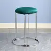Taburete de Moda de Lujo Ligero para Uso en el Hogar, Taburete Engrosado para Dormitorio, Taburete Duradero para Adultos para Sala de Estar, Taburete de Hierro para Adultos, Taburete Pequeño