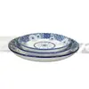 Juego de Plato y Plato para Frutas de 9 Pulgadas, Plato Hondo, Vajilla, Plato para Pescado al Vapor, Plato de Arroz de Cerámica, Plato para Sopa, Bandeja, Estilo Nórdico