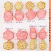 Molde para Galletas de Halloween de Dibujos Animados Juego de 8 Piezas Doblar Herramientas para Hornear Pasteles Glaseado Galleta Cortador de Galletas