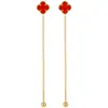 Brincos de Aço Titânio Estilo Coreano Ins com Haste de Orelha Galvanizada a Vácuo em Ouro 24K para Mulheres, Antiperda, Anti-Prender Cabelo, Brincos de Tarraxa