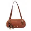Bolso de hombro cruzado tipo baguette retro casual de moda diario de nicho, nuevo para otoño 2026, estilo coreano, moderno y simple