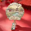 Ímãs de geladeira de metal, lembranças magnéticas das províncias de Jiangsu, Suzhou, Nanjing, Yangzhou, Wuxi, presentes de turismo cultural e criativo
