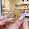 Presentes Corporativos com Ouro 999, Adesivos de Celular de Cachorrinho Desenho de Linha Criativo e Fofo, Presentes Físicos para Clientes, Atacado