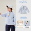 [Algodón Puro Antibacteriano] Camisas para Niños, Tops de Bebé Otoñales con Cuello Polo, Ropa Otoñal Estilo Preppy para Niños