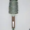 Peine Personalizable en Stock: Peine de costillas, Peine curvo grande con corona esponjosa, Peine de cojín para peinar cabello rizado y liso, Peine alisador Tt