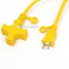 Cable de Extensión con Enchufe Estándar Japonés Certificado PSE Cable de Enchufe de Alimentación Estándar Japonés de 2 Conductores Cable de Conexión de Enchufe de Tres Agujeros con Forma de Cruz