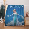 Manta de edredón de invierno rectangular casual portátil de doble cara Frozen para dormir