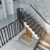 Barandilla de Plataforma Loft para Uso Doméstico Moderno, Pasamanos de Escalera Dúplex de Hierro Artístico de Moda para Interiores, Barandilla Protectora Simple