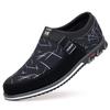 Melden 9801 impressão colorida cross-border plus size sapatos casuais de couro combinando com cores slip-on Four Seasons sapatos masculinos de couro