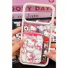 Nuevas y lindas pegatinas de gel de gatito color caramelo dopamina para decoración DIY de teléfono, agenda y vaso de agua