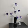 Simulación de 7 ramas muertas accesorios de fotografía de mariposas escenario de boda ventana flores de simulación decoración suave adornos de sala de estar hogar
