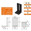 Conector de Soporte de Estante de Perfil de Aluminio 20/30/40 Perfil de Soporte de Marco Lado Exterior Tablero de Escritorio Tablero de Madera Pieza de Fijación