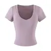 Camiseta Feminina Estilo Cartoon, Valoriza a Silhueta, Justa ao Corpo, Decote V, Manga Curta, Verão, Doce e Picante, Sexy, Afina a Cintura, Slim Fit, Cropped