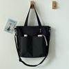Bolso de Lona Impermeable Bolso de Verano para Mujer Bolso de Hombro Bolso para Mujer de Gran Capacidad Mochila Escolar Bolso Cruzado Versátil Ins para Estudiante Universitario