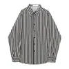 Camisa de Manga Larga a Cuadros Estilo Coreano para Hombre, Popular en Internet, Estampada para la Primavera de 2026, Elegante y Casual, Corte Holgado